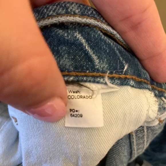 Reformation Carry High Rise Slouchy Wide Leg 30x33 Colorado Blue Jeans - Picture 8 of 8